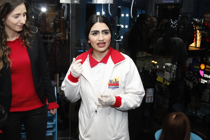 Launching of Johnson's Kids Hair Salon at KidzMondo